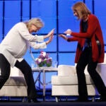 Meryl Streep Gloria Steinem Women's Conference