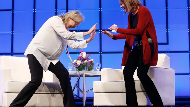 Meryl Streep Gloria Steinem Women's Conference