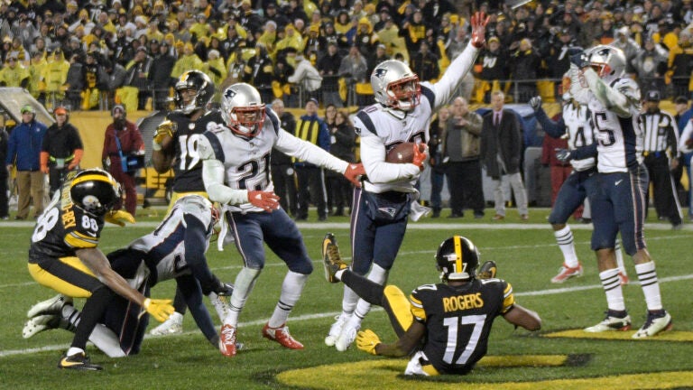 Patriots Steelers line
