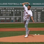 Jayson Tatum first pitch Red Sox