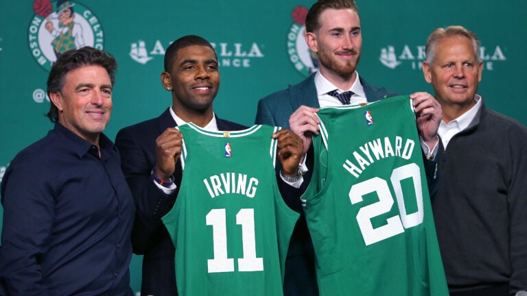 Kyrie Irving Gordon Hayward Boston Celtics