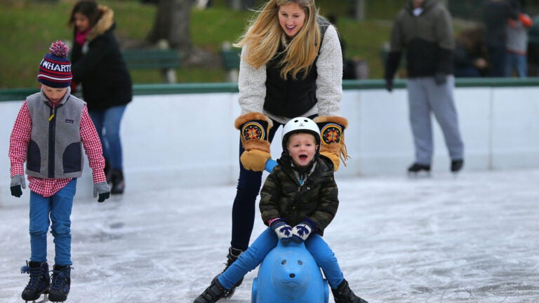 Frog Pond skating rink