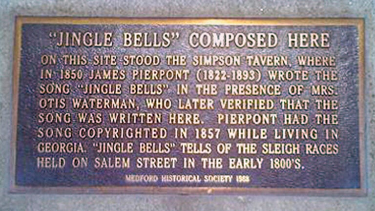 Medford proudly bills itself as the birthplace of 'Jingle Bells
