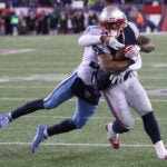James White Kevin Byard Patriots-Titans