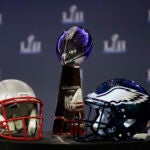 Eagles Patriots Super Bowl Football