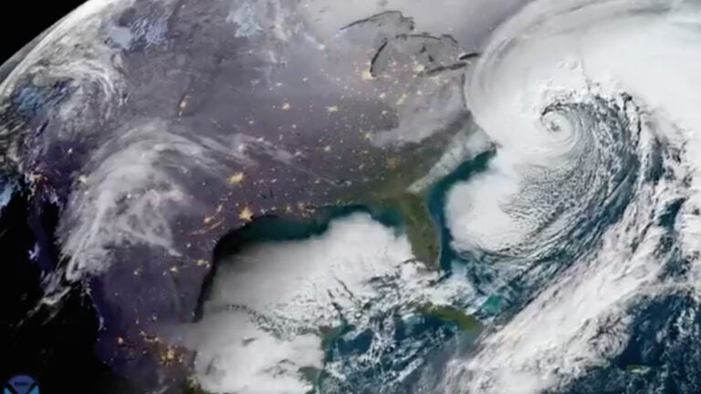 Here's What The 'bomb Cyclone' Looks Like From Space