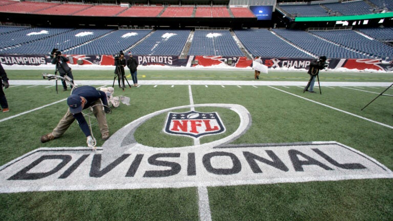 NFL divisional logo New England Patriots