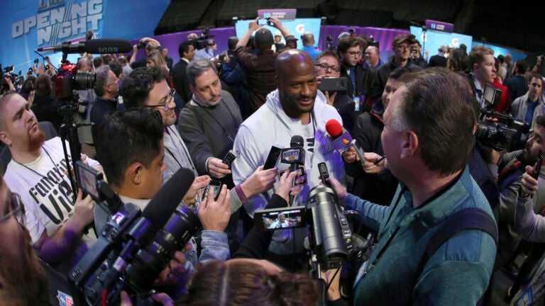 James Harrison was dishing out oneliners on Super Bowl