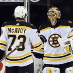 Charlie McAvoy Tuukka Rask Boston Bruins