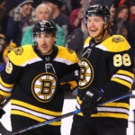David Pastrnak Boston Bruins Brad Marchand