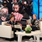 Ryan McKenna with Ellen DeGeneres.
