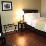 A room inside the Margaretta Inn in Machias, Maine.