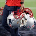 Patriots helmets