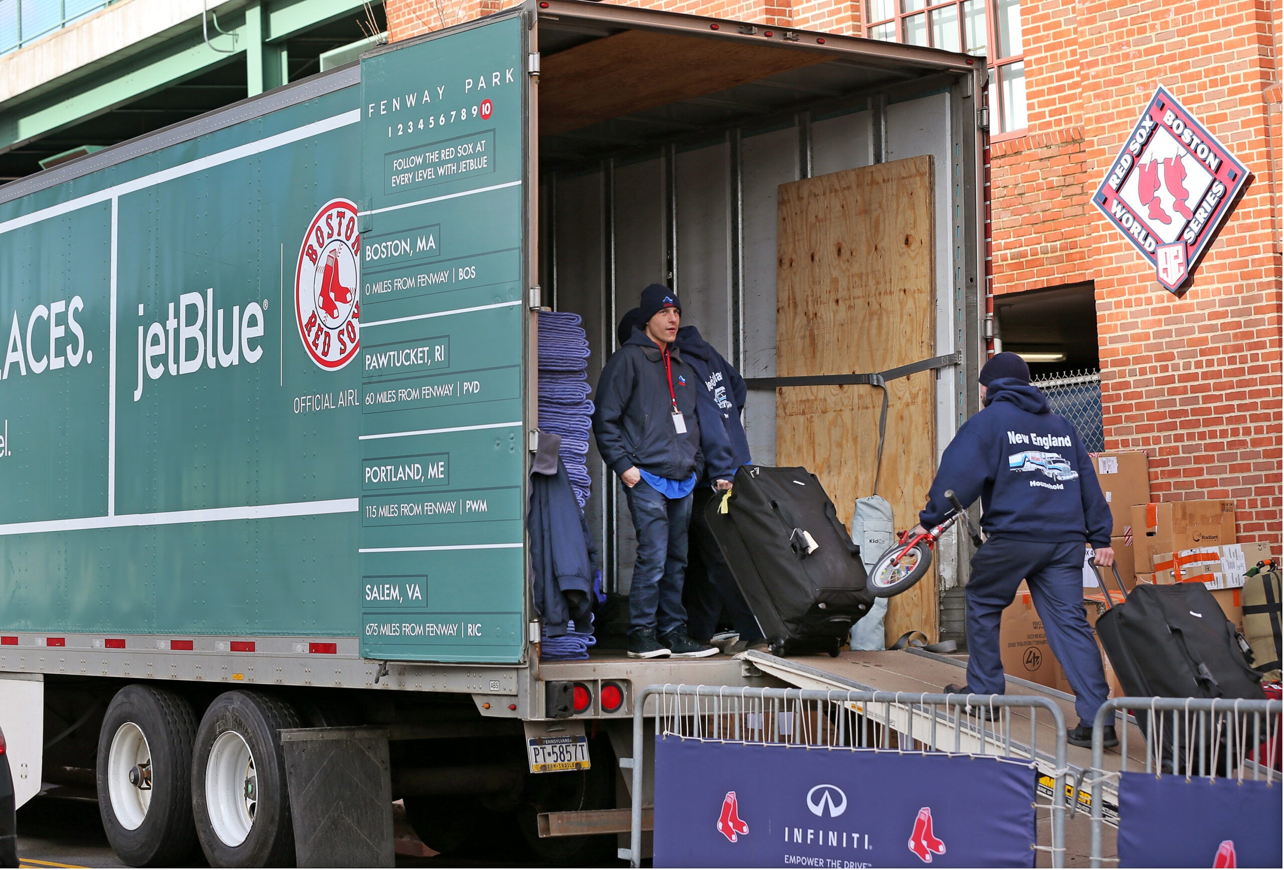 Truck Day at Fenway Park