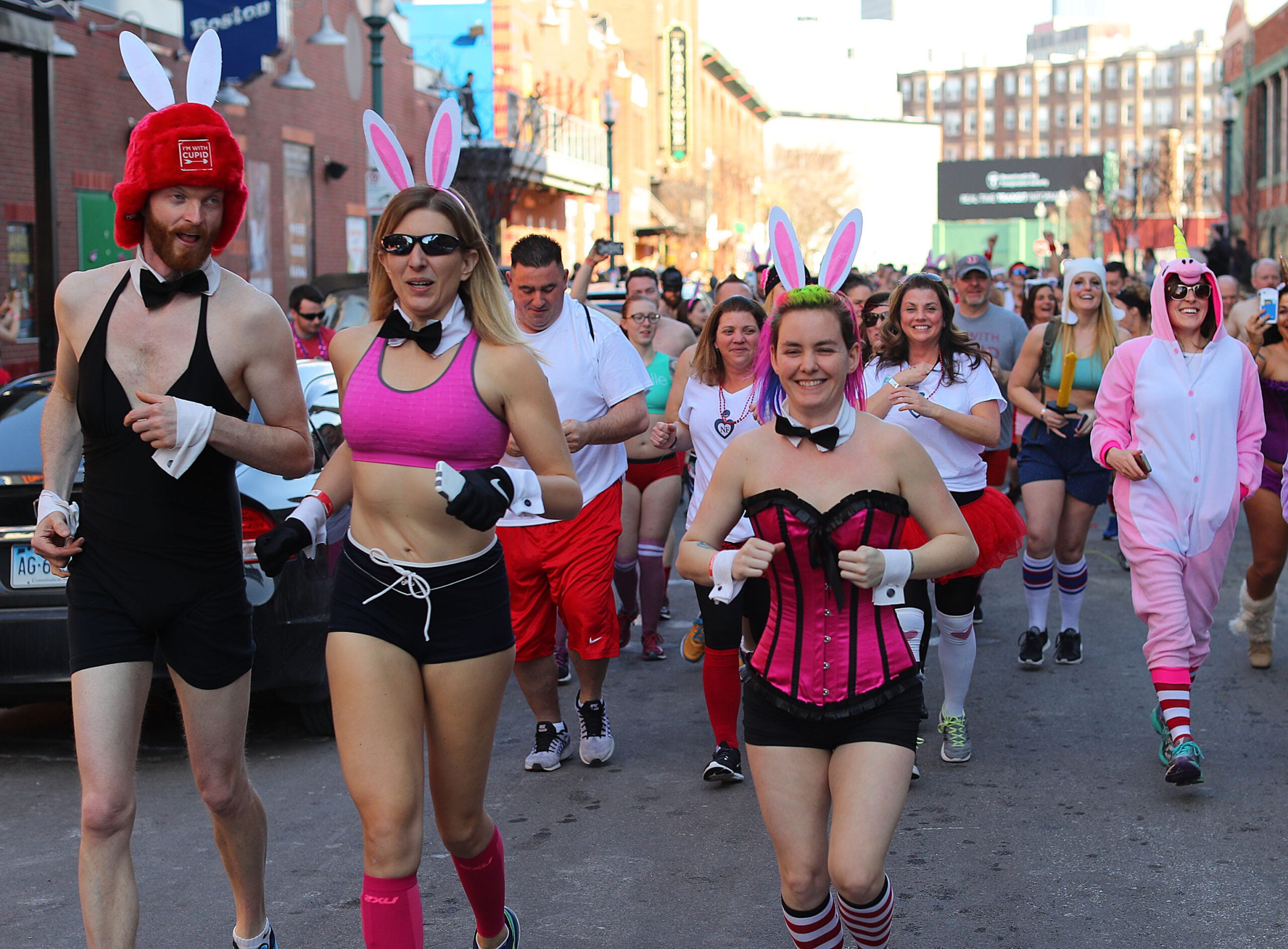 Watch people run through Fenway Park in underwear for Cupid's