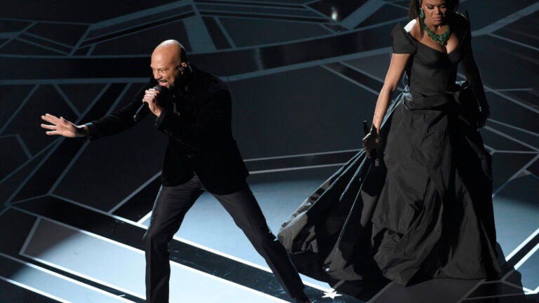 Common and Andra Day perform at the Oscars