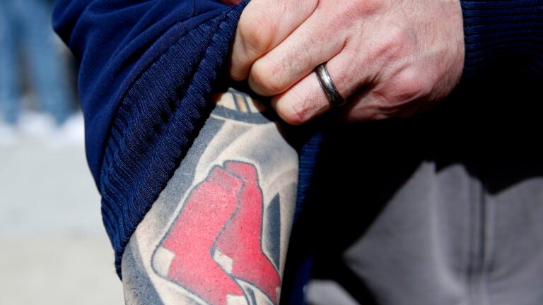 Boston B tattoo  Red sox tattoo, B tattoo, Boston red sox tattoos