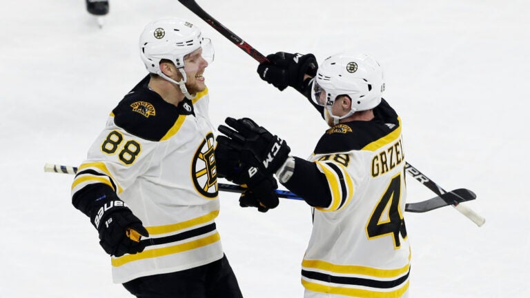 David Pastrnak, Matt Grzelcyk