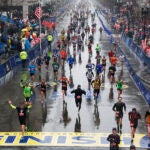 Boston Marathon finish line