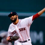 David Price during his start on April 11, 2018.