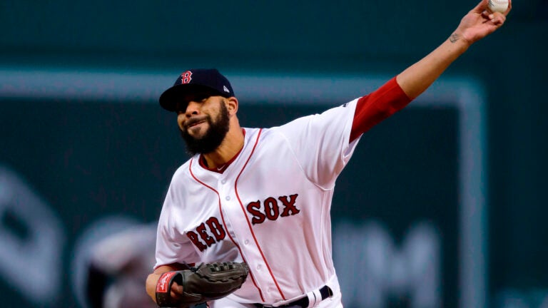 David Price during his start on April 11, 2018.