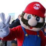 Boston-03/06/15- The huge PAX East gaming convention was held at the Boston Convention and Exhibition Center. Kyle Allen showed up in his Mario outfit.