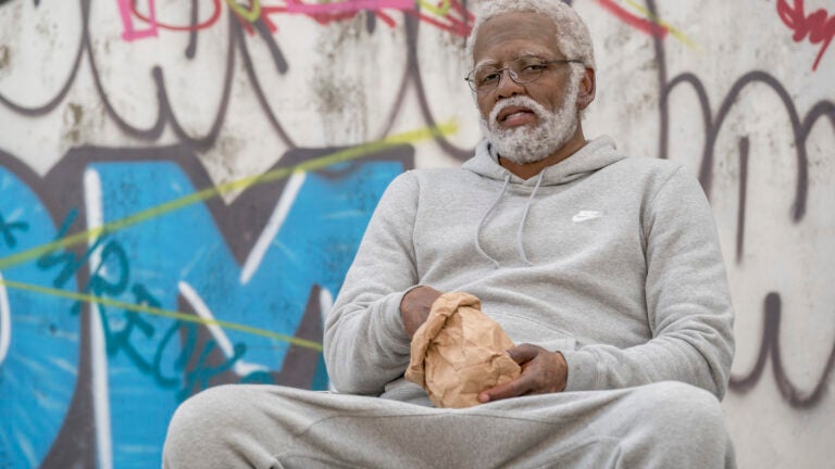 Kyrie Irving as "Uncle Drew" in UNCLE DREW. Photo courtesy of Lionsgate.