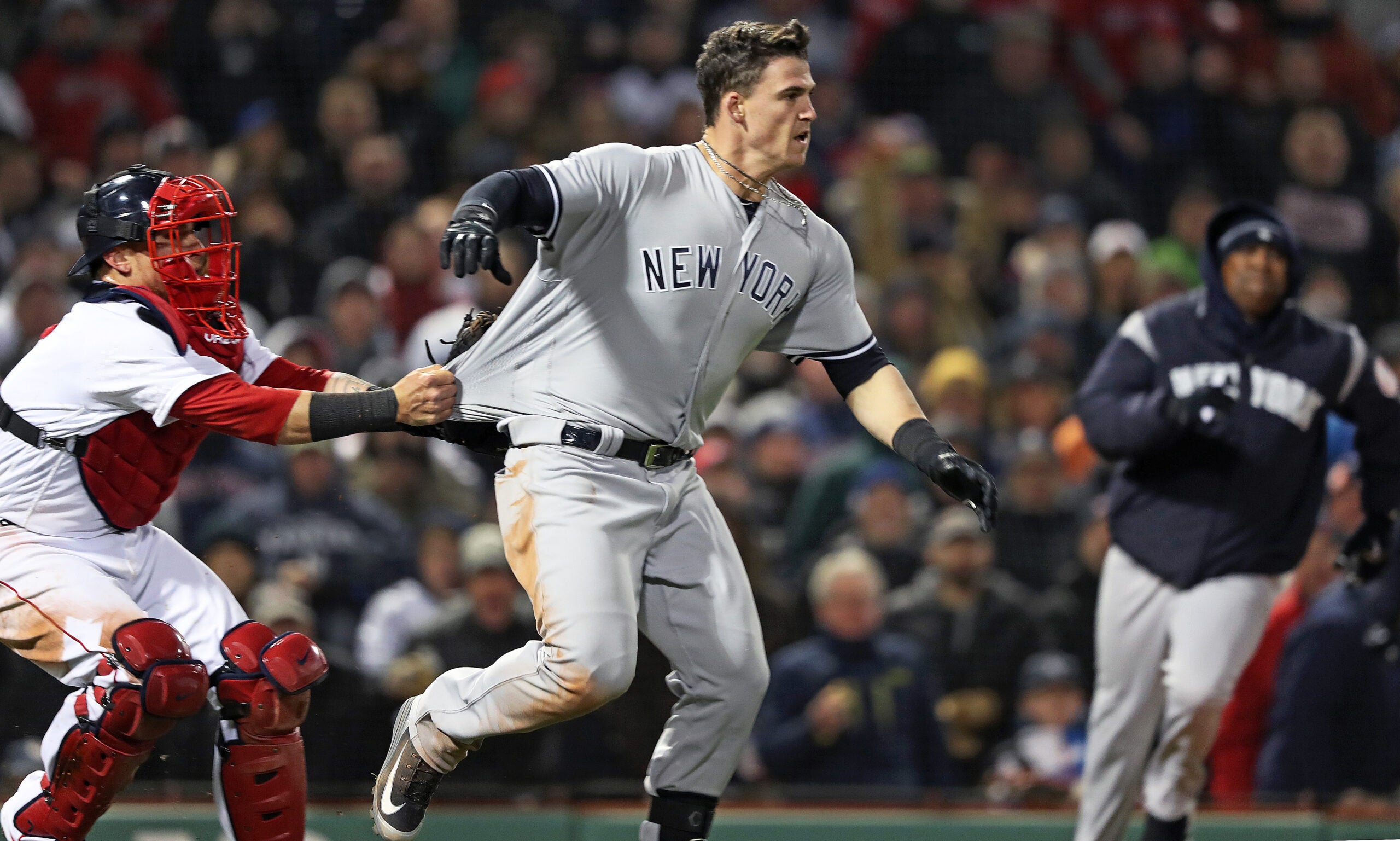 Joe Kelly Signed Red Sox Yankees Brawl 16x20 Photo (JSA COA)