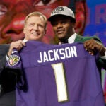 Roger Goodell, Lamar Jackson