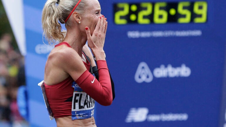 Shalene Flanagan NYC Marathon