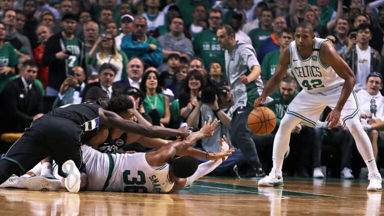 Marcus Smart Al Horford Celtics playoffs