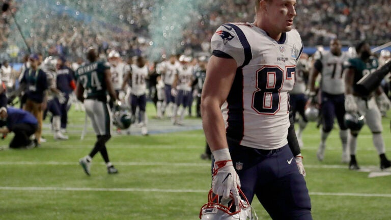 Eagles Patriots Super Bowl Football