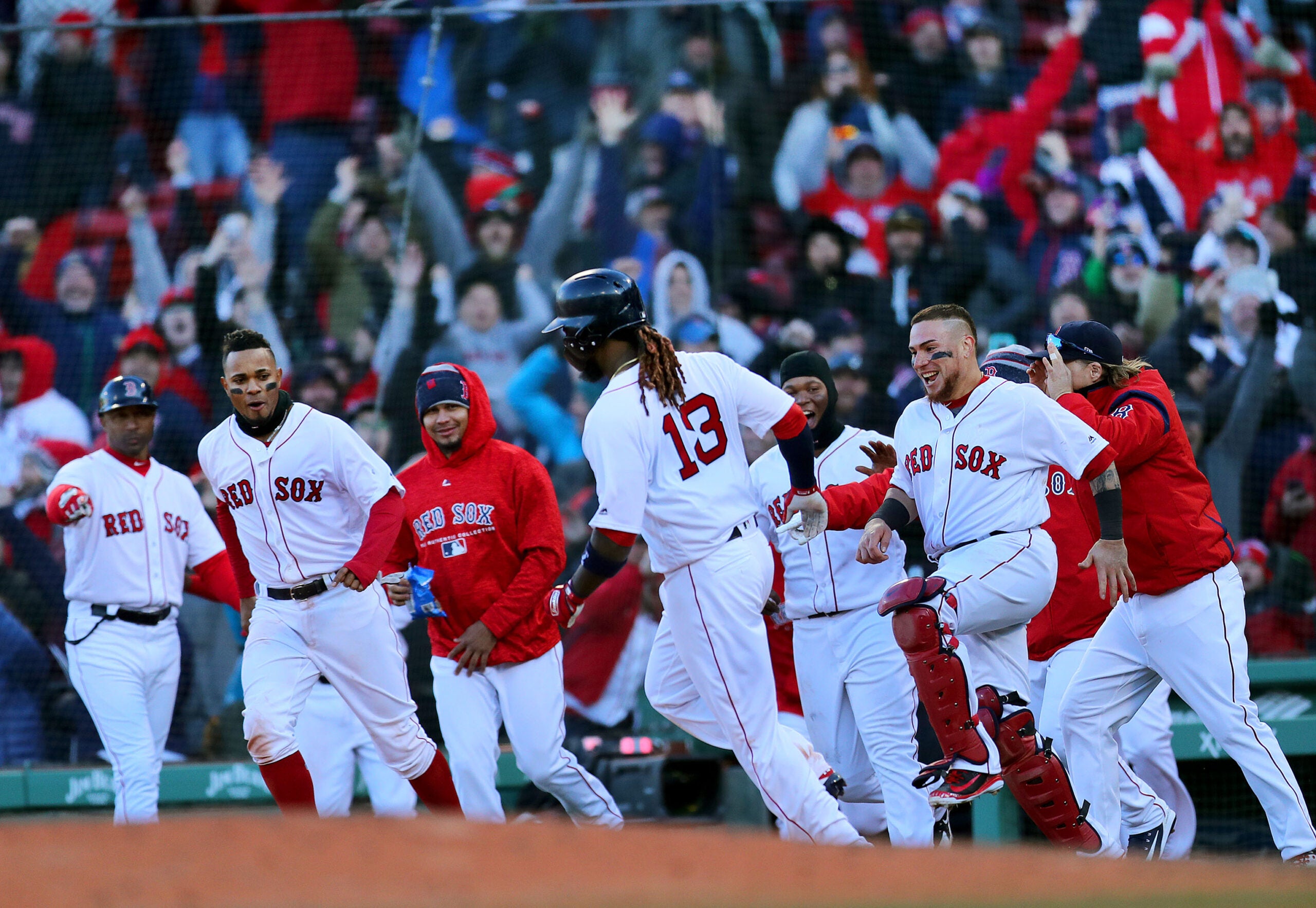 Hanley Ramirez helps Red Sox beat Marlins 4-2 in 13 innings