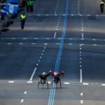 Boylston Street during the Boston Marathon