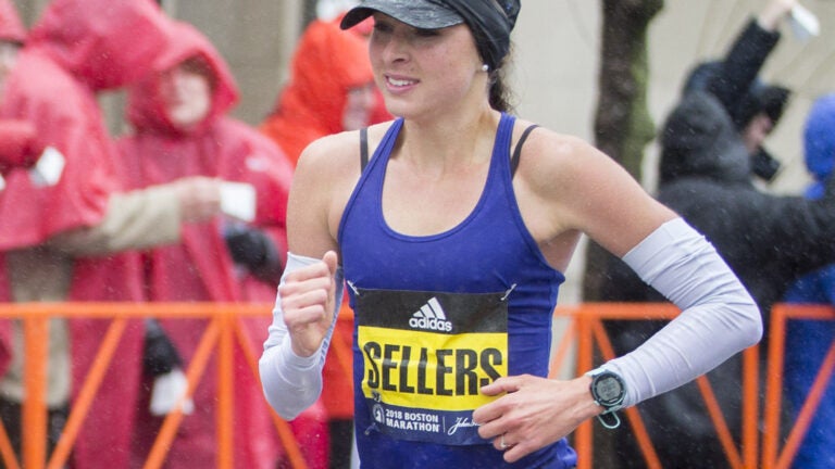 Sarah Sellers, 2018 Boston Marathon