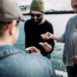 Oyster shucking through Airbnb Experiences