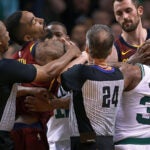 JR Smith Marcus Smart