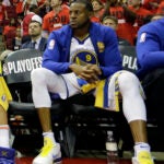 Draymond Green, Klay Thompson, Andre Iguodala