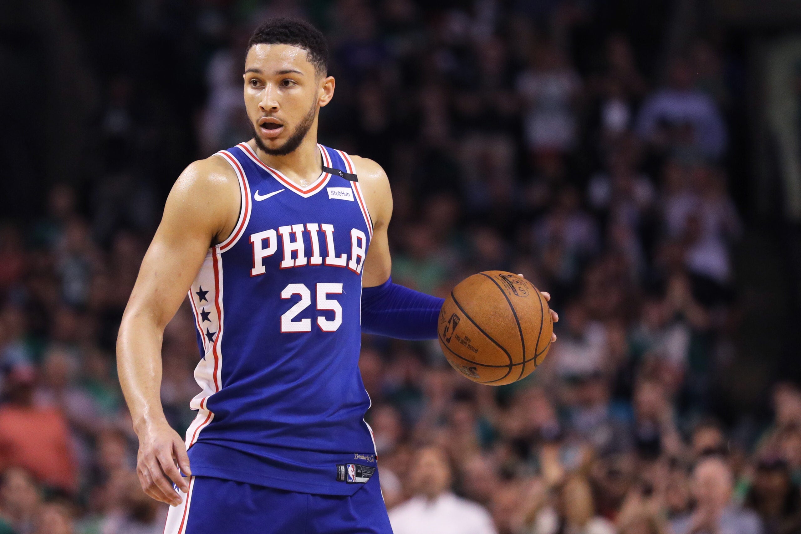 Ben Simmons Draining 3-Pointers at Sixers Practice [WATCH]