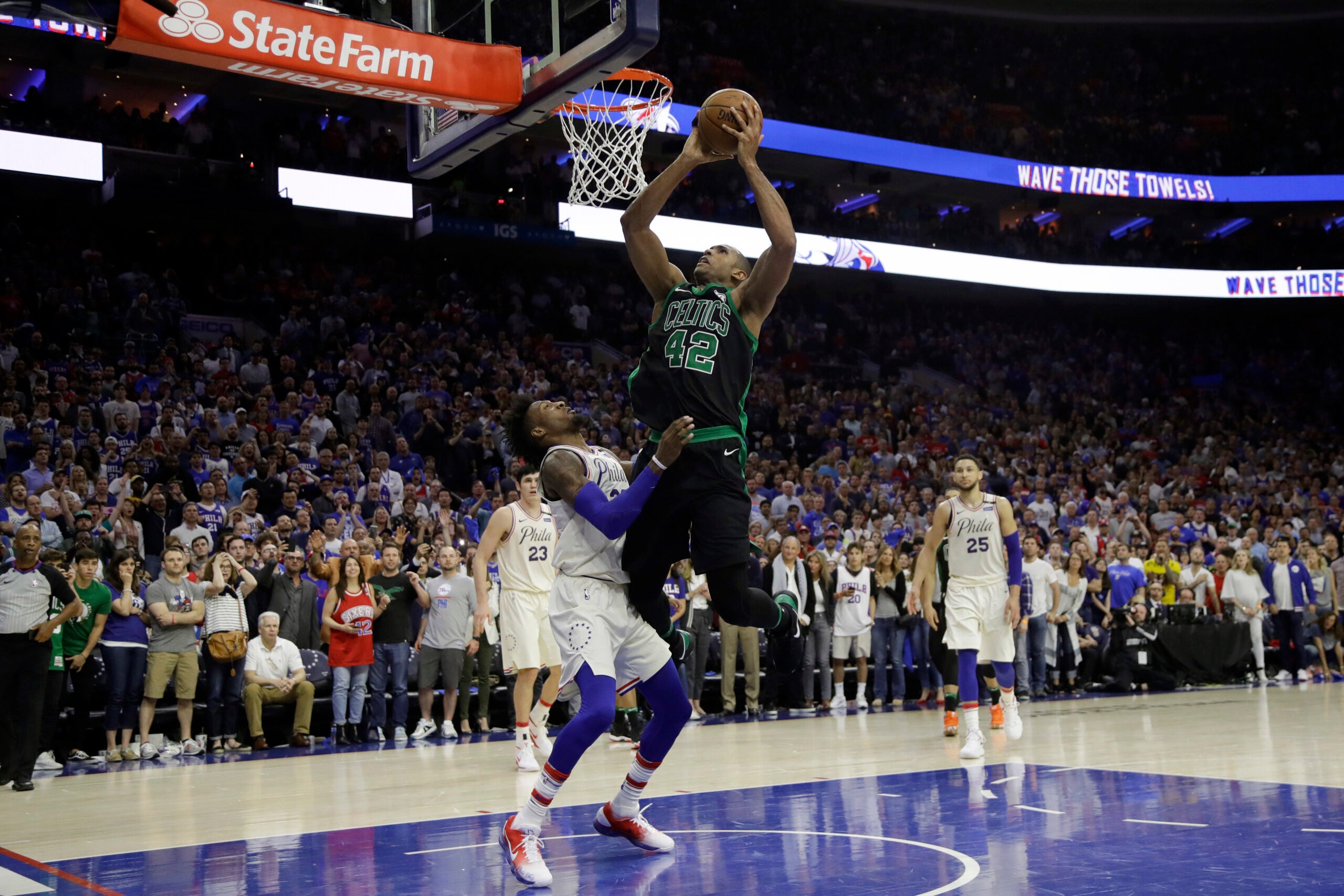 Al Horford's overtime performance against the Sixers in Game 3 was far ...