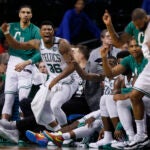 Jayson Tatum, Marcus Smart, Al Horford, Marcus Morris