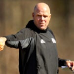 Revs coach Brad Friedel in 2018.