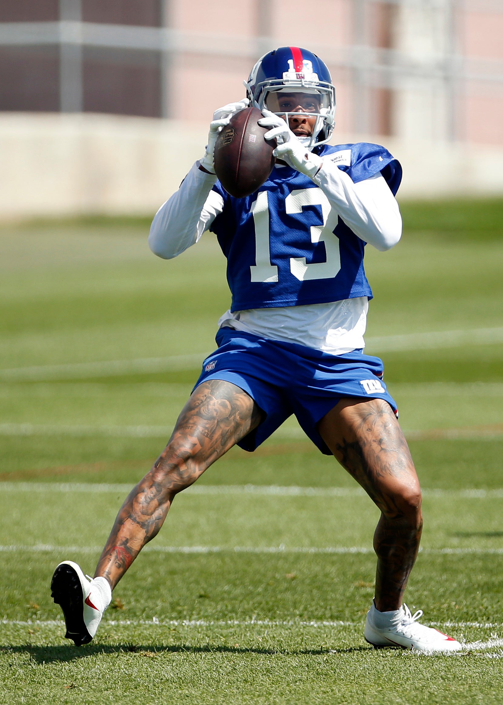 Odell Beckham Jr. and all Giants attend mandatory minicamp for Pat