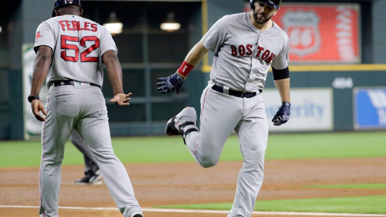 Mitch Moreland, Carlos Febles