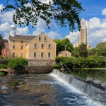 The Slater Mill Historic Site in Rhode Island.