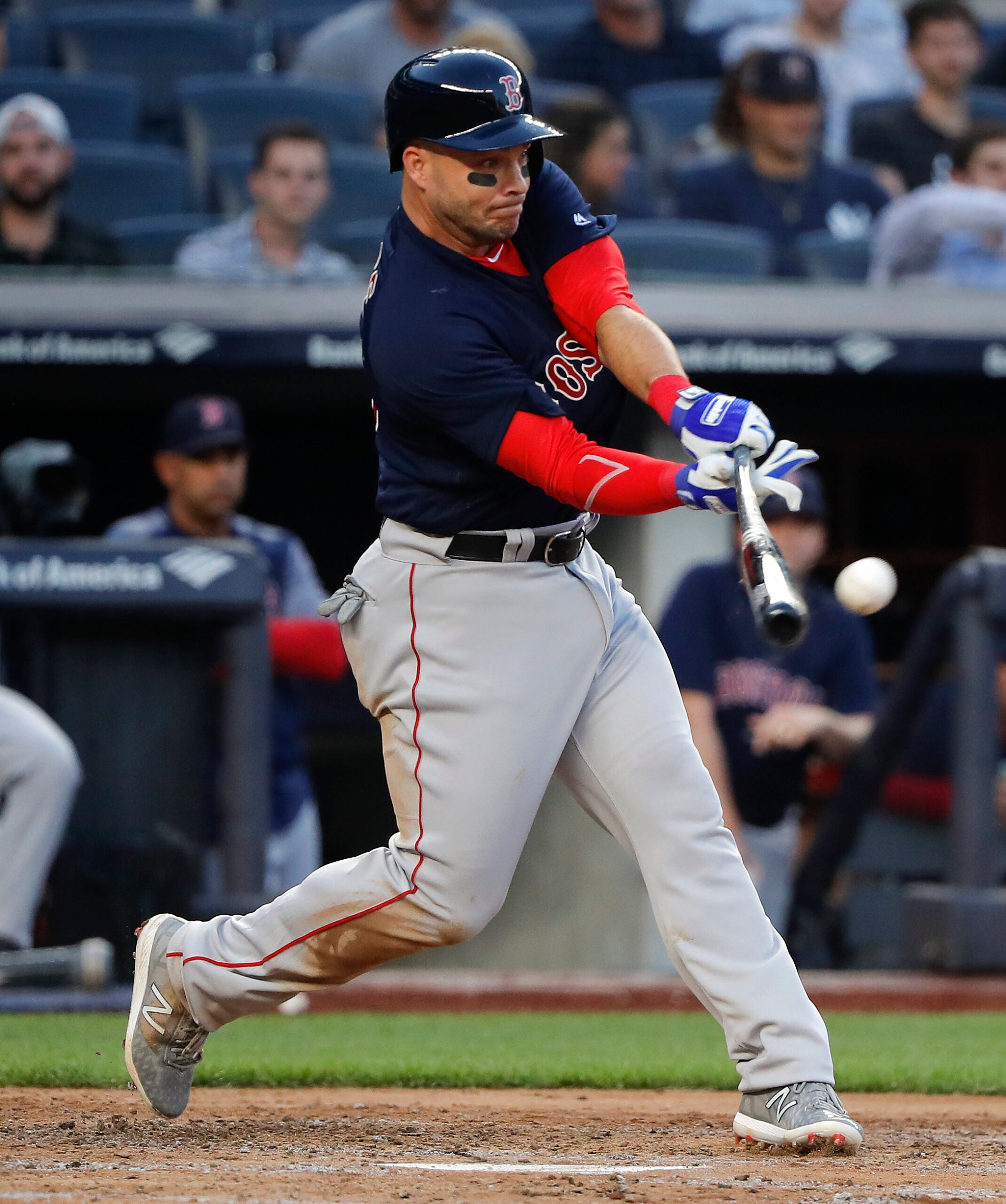 Steve Pearce makes his Red Sox debut