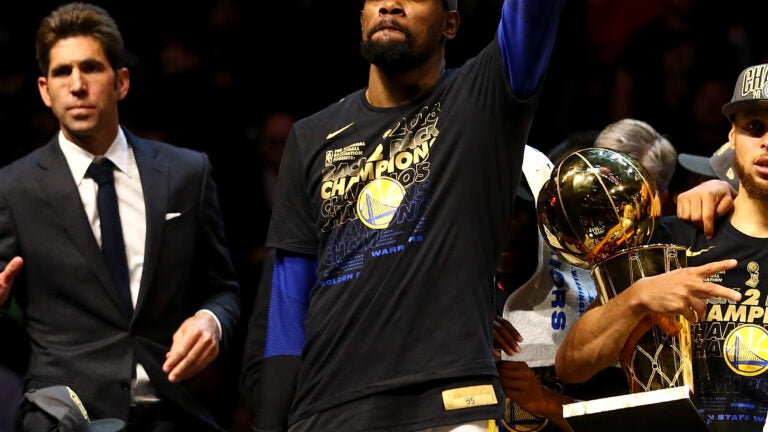 Photos: NBA legends receiving their Finals MVP trophies