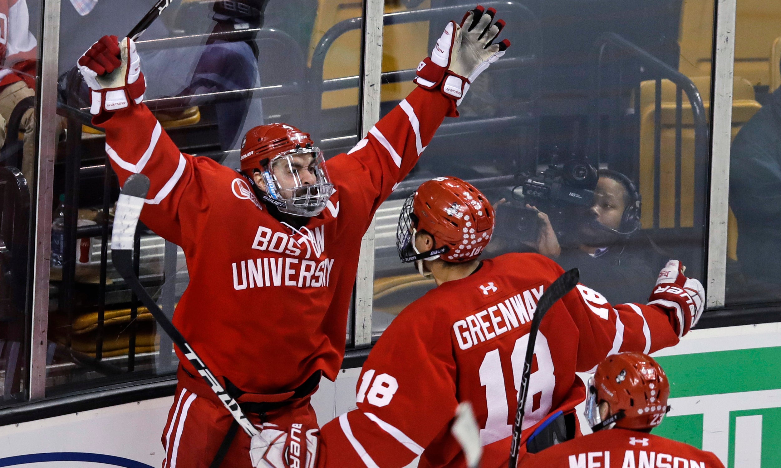 Brandon Hickey joins former BU teammate Jack Eichel on Buffalo Sabres