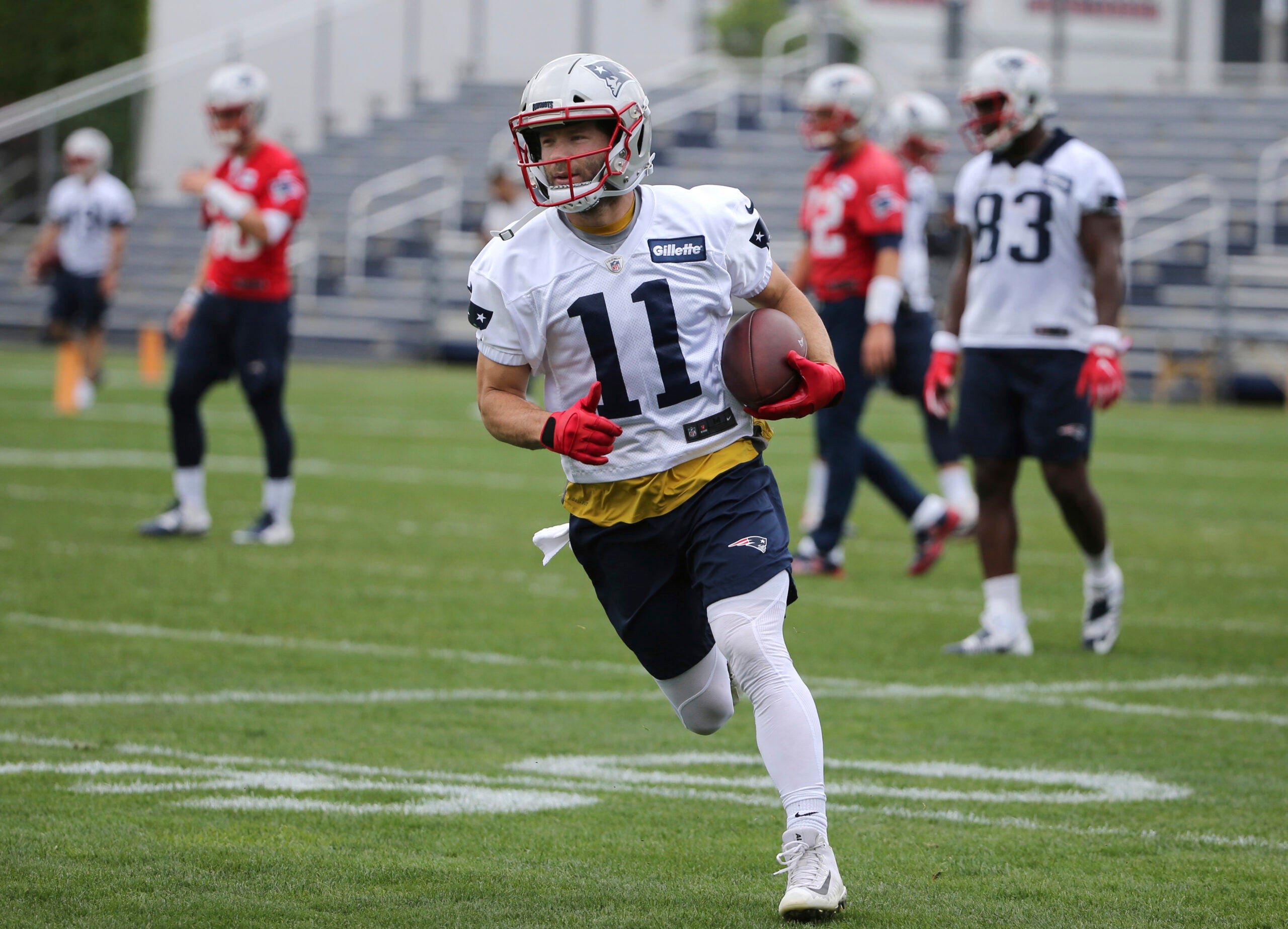 New England Patriots' Julian Edelman worked out with Boston Celtics during  suspension 