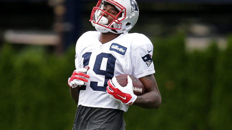 Malcolm Mitchell in 2017 with the Patriots.